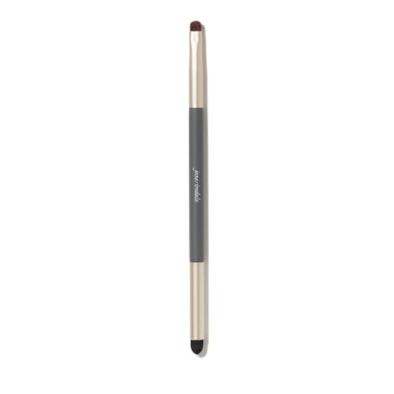 jane iredale Smudge Eye Brush, Ultra-Small, Dual-Ended Defining Cosmetic Brush & Smudger for Cream and Powder Makeup, Vegan, Cruelty Free