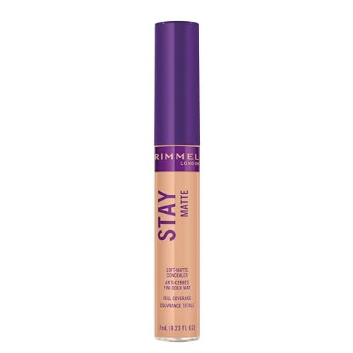 Rimmel London Stay Matte - 111 Fair - Concealer, 24-Hour Wear, Shine Control, Fights Free Radicals, 0.23oz (Pack of 2)