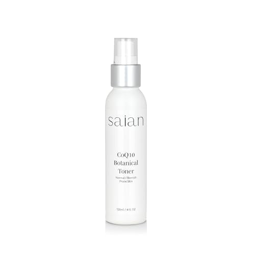 Saian CoQ10 Botanical Toner ? Hydrating Brightening Facial Toner | Alcohol-Free Skin Care Mist with Hyaluronic Acid & Antioxidant Botanicals | Moisturizing Anti-Aging Toner for Sensitive or Dry Skin