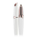 Abhiya's Facial Hair Remover & Eyebrow Trimmer - 2 in 1 Electric Women's Face, Nose & Body Shaver - Painless Epilator - USB Rechargeable with LED Light