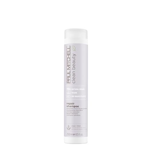 Paul Mitchell Clean Beauty Repair Shampoo, Strengthens and Protects, For Damaged, Brittle Hair