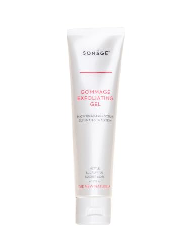Sonage Gommage Exfoliating Gel 50ml - Gentle Face Scrub for All Skin Types