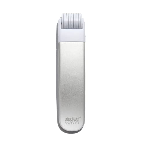 StackedSkincare Microneedling Tool with 0.2mm Replaceable Roller - 1 Pack