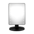 Conair Lighted Makeup Mirror, LED Vanity Mirror with Storage Base, Battery Operated in Black
