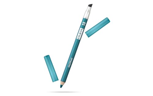 PUPA Milano Multiplay Eye Pencil 15 Blue Green - Multi-Purpose, Sensitive Eyes, Paraben-Free, 0.04 Oz