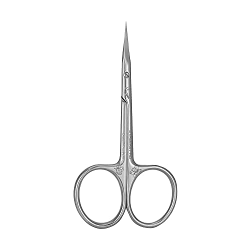 STALEKS PRO Exclusive 20 Cuticle Scissors, Curved Blades, Compact Handles – M