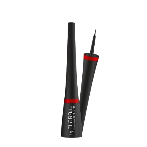 Black Dipliner, Longwearing with Ultra-Fine Tip Applicator, Cruelty-free, Paraben-Free, Long Lasting, Easy-to-Apply Liner Brush, Gift for Women,1 Count