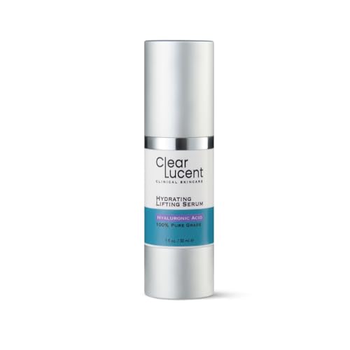Hydrating Lifting Hyaluronic Acid Serum - Dual-Molecule Pure-Grade HA with Copper, Magnesium & Zinc Minerals ? Plumping, Firming & Fine-Line Smoothing Face Serum, 1 fl oz