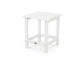 Polywood Long Island 18-Inch Outdoor Side Table - White