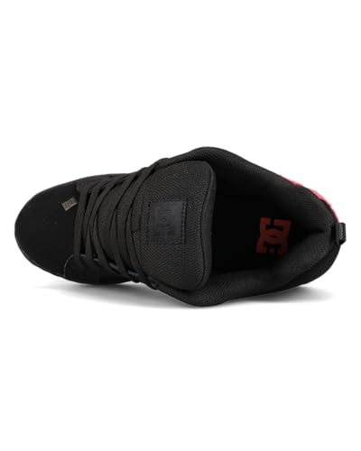 DC Womens Court Graffik Skate Shoes Black Hot Pink Size 7