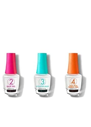 Liquid Dipping System Set of 3 for Nail Art, Manicure & Pedicure