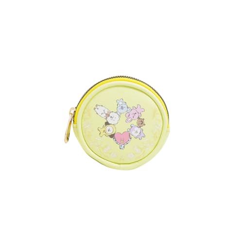 BT21 3-Piece Makeup Bag Set with Clear PVC Travel Cosmetic Organizer