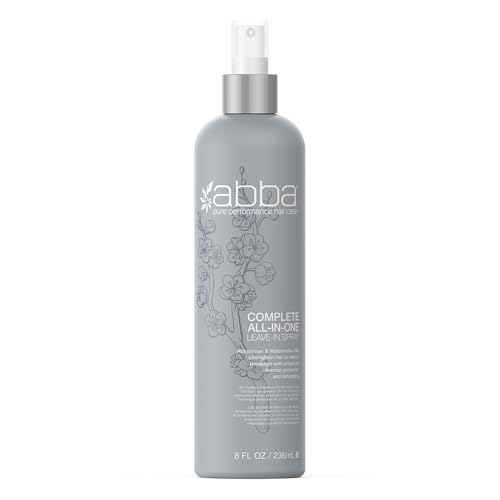 ABBA Complete All-in-One Leave-In Spray for Hair, Fresh Beach Scent 8 Fl Oz
