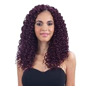 Crochet Braids Hair Extensions Beach Curl 12 Inch 4-Pack Synthetic Hair