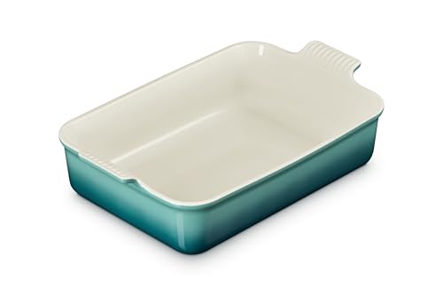 Le Creuset Riviera Stoneware Deep Lasagna Dish 6.75 Qt. Oven-Safe Bakeware