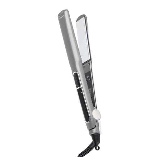 ANGGREK Ceramic Hair Straightener with Adjustable Temperature 480°F Tourmaline Alloy Plates