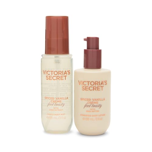 Victoria's Secret Spiced Vanilla Creme Body Care Gift Set - 1.5 Fl Oz Pack of 2