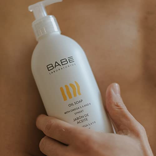 Babe Laboratorios Moisturizing Oil Soap 500ml - Gentle, Fragrance-Free Skin Care