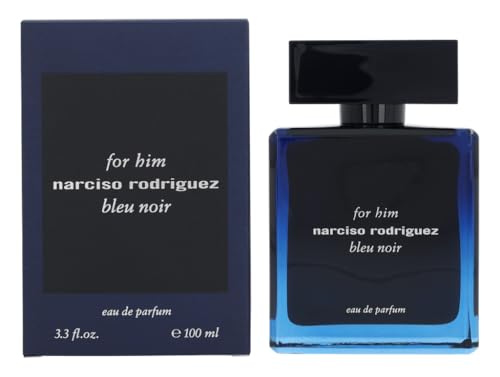 Cedar Narciso Rodriguez Bleu Noir Eau de Parfum Spray for Men 3.3 Oz - Variation Cedar