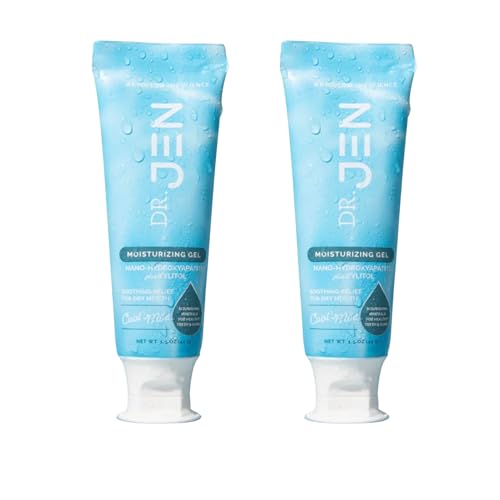 Dry Mouth Moisturizing Gel with Nano-Hydroxyapatite & Xylitol - Dentist Designed, Cool Mint