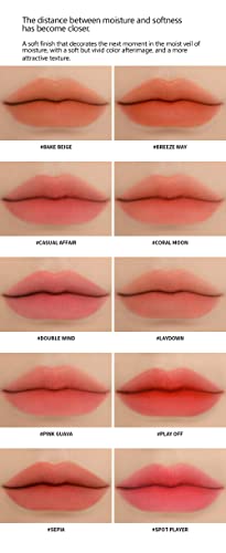 3CE Blur Water Lip Tint 4.6g with Sun Cream Set - Casual Affair Rose