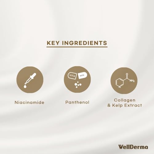 WELLDERMA Sapphire Collagen Impact Hydrogel Fitting Mask, 25g x 16 Sheets ? Hydrating & Firming Micro-Hole Sheet Mask with Collagen Water 850,294ppm, Niacinamide & Peptides