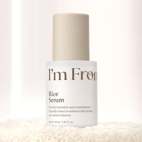 Rice Serum for Face - Hydrating Dewy Skin, Korean Skincare, All Skin Types