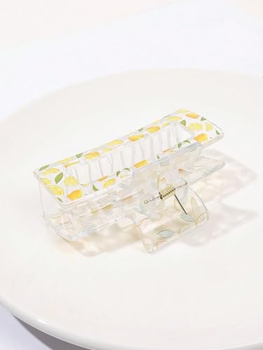 Hair Clips for Women - Big Square Claw Clips for Thick Thin Medium Fine Hair 1 Pcs Clamps Hair Accessories for Women Strong Hold