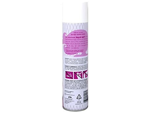 Extra Super Hold Hair Spray - Fresh Scent, 11 Oz Pack of 6