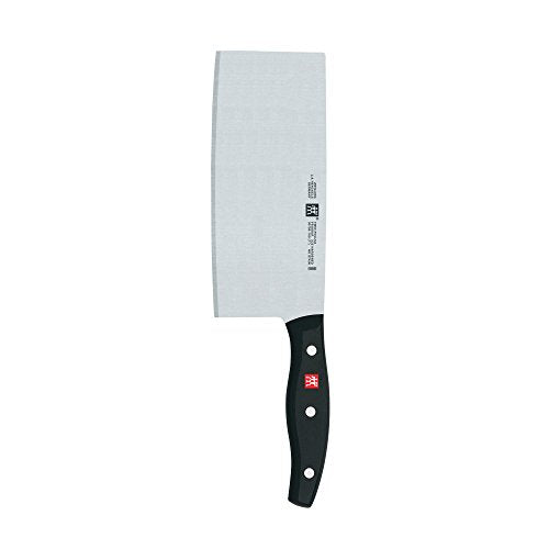 ZWILLING Twin Signature 7-Inch Black Stainless Steel Vegetable Cleaver - Razor-Sharp German Knife