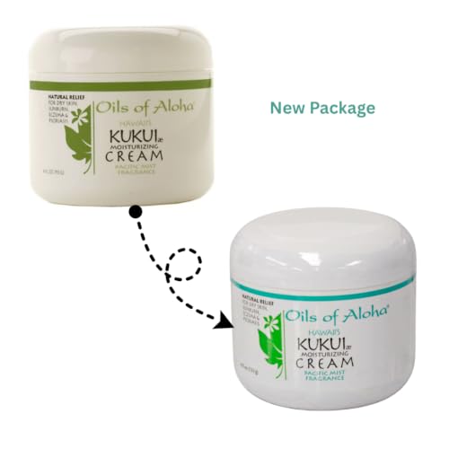 Hawaiian Kukui Moisturizing Cream with Vitamin E - 4 Fl Oz (Pack of 1)