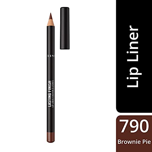 Rimmel Lasting Finish Lip Liner, Brownie Pie | 8HR Wear | Pack of 2