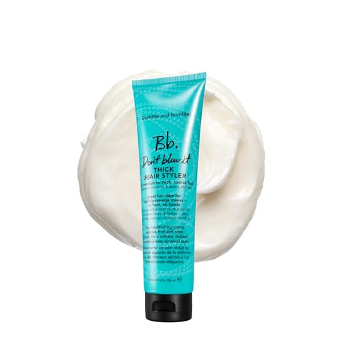 Air Dry Hair Cream for Medium to Thick Curly Wavy Straight Hair - Anti Frizz Styling Leave-In
