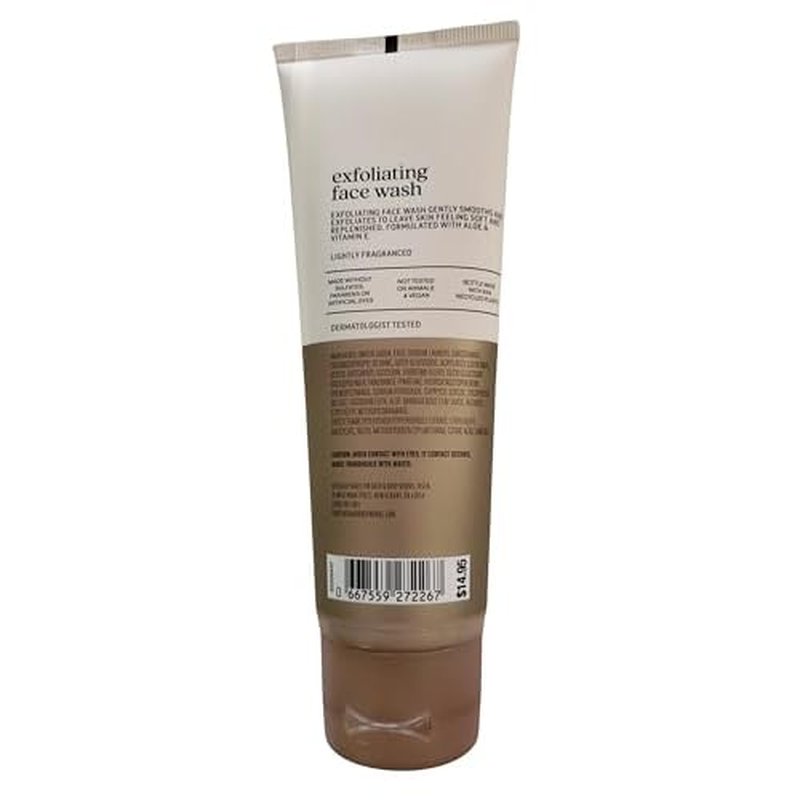 Bath and Body Works Exfoliating Face Wash With Aloe + Vitamin E 4 Ounces