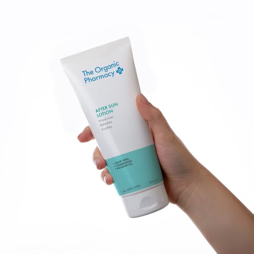 The Organic Pharmacy After Sun Lotion, Moisturizing with Aloe Vera and Chamomile, 50ml