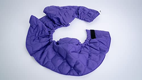 Hair Dryer Heat Shield Purple - Adjustable Reversible Heat Protection for Face & Ears
