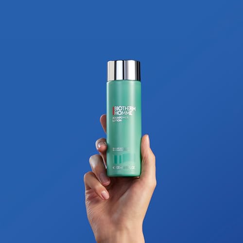 Biotherm Aquapower Toning & Moisturizing Face Lotion for Men, with Biotech Plankton & Oligo Sugars, Prevents Razor Burn and Skin Redness for Soothed & Hydrated Skin