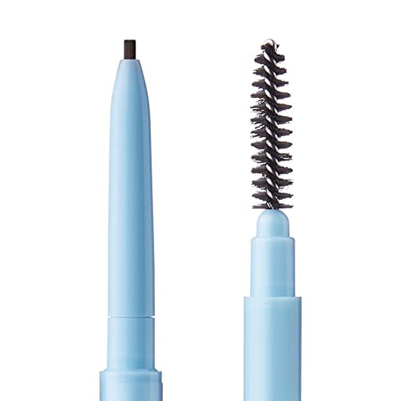 JOAH Dual-Ended Eyebrow Pencil - Brow Down To Me Ultra-FIne Tip Precision Brow Pencil with Built-In Spoolie Brush for Flawless Brows, Smudge-Proof, Water-Resistant, Ebony