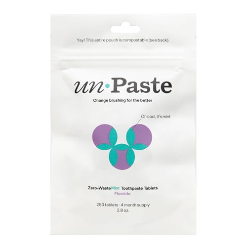 Unpaste Fluoride Toothpaste Tablets - Mint Vanilla, 250 Count