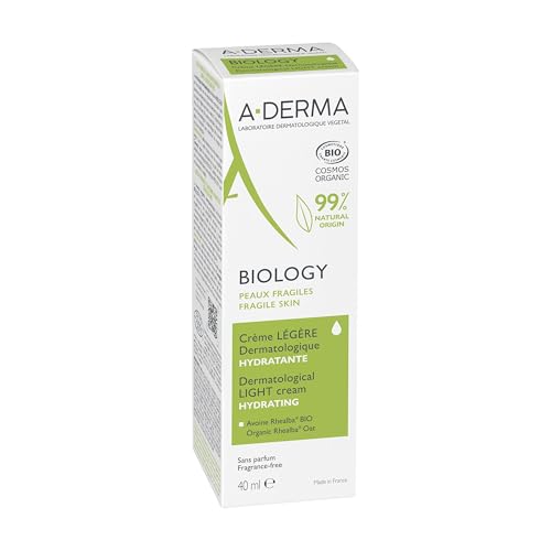 A-Derma Light Moisturizing Cream 40ml - Hydrating, Strengthening & Anti-Pollution Skin Care