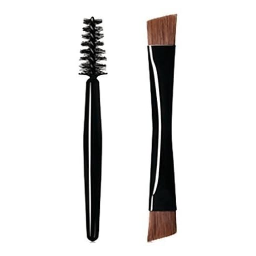 Revlon ColorStay Brow Kit, Includes Longwear Brow Powder, Clear Pomade, Dual-Ended Angled Tip Eyebrow Brush & Spoolie Brush, Soft Black (101), 0.08 oz