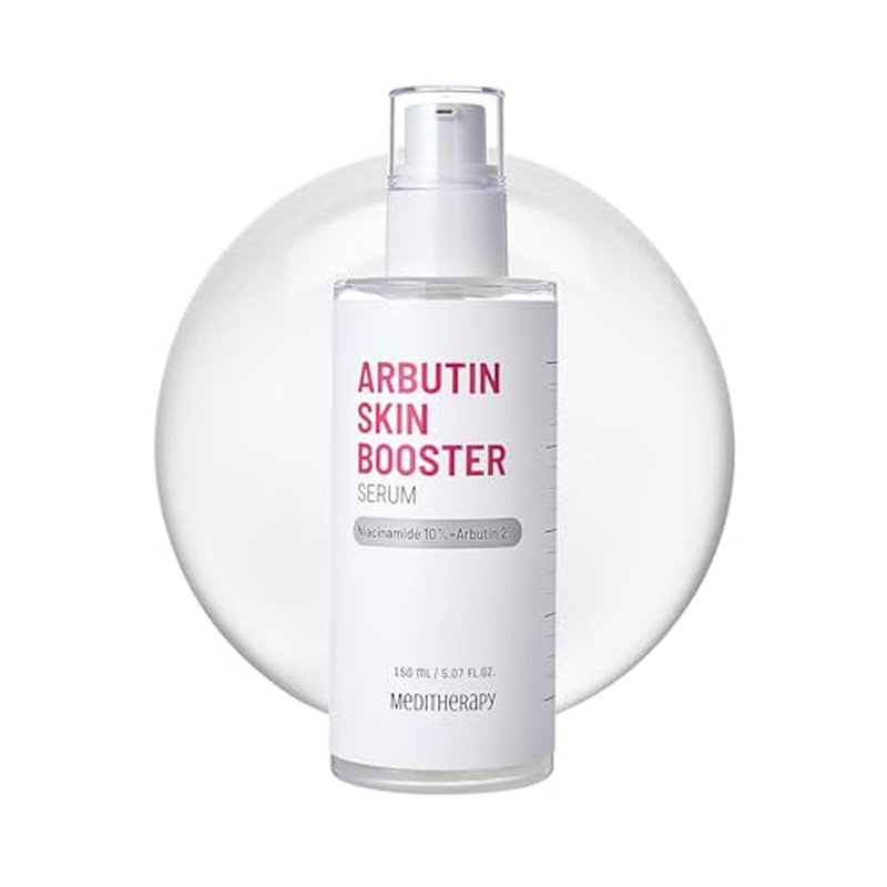 MEDITHERAPY Arbutin Skin Booster Serum for Face 5.07 fl. oz - Korean Face Serum with 10% Niacinamide and 2% Arbutin - Alpha Arbutin Targets Dark Spot, Evens Skin Tone - Gentle on Sensitive Skin