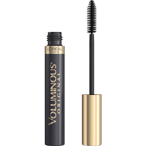 L¡¯Oreal Paris Original Voluminous Mascara, Building Mascara Volume and Length Formula, Washable, Blackest Black, 0.26 Fl Oz., 1 Count