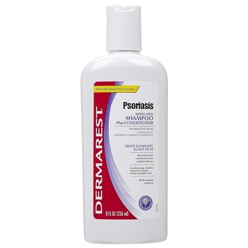 Dermarest Psoriasis Medicated Shampoo plus Conditioner | 8-Ounces | 1-Unit