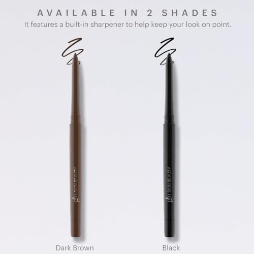 Glo Skin Beauty Precise Micro Eyeliner Black, 1 Count — Ultra-Fine Retractable Tip