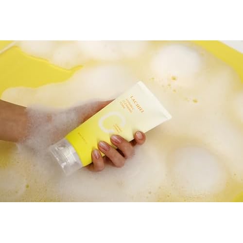 Vitamin C Cleansing Foam/Face Wash All Skin,Vitamin Capsules,Vegan,Low pH, /4.05 fl.oz.