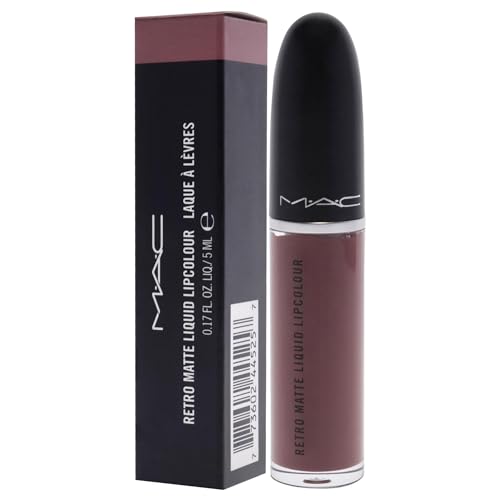 Lipstick - MAC Retro Matte Lipstick Topped With Brandy 0.17 oz - Liquid Suede Finish