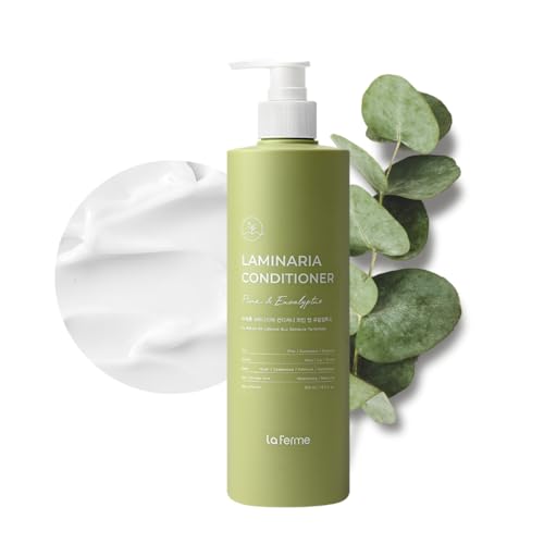 Laferme Laminaria Organic Conditioner for Damaged & Dry Hair, Hydrating & Anti-Frizz, Sulfate & Paraben Free, 16.9 Fl Oz