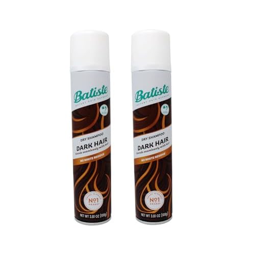 Batiste Dry Shampoo for Dark Hair, 3.81 oz, (Pack of 2)