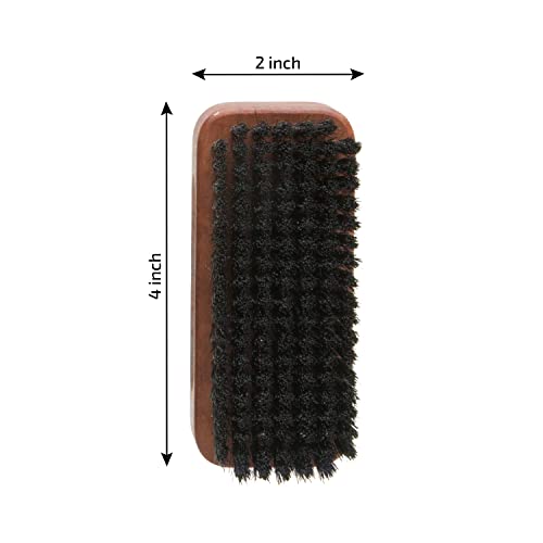 SHASH Since 1869 Hand Made In Germany - The Palm, Natural 100% Natural Boar Bristle Nail Brush - Gently Removes Dirt, Grime for Clean Hands - Exfoliates Skin for Soft, Smooth Texture